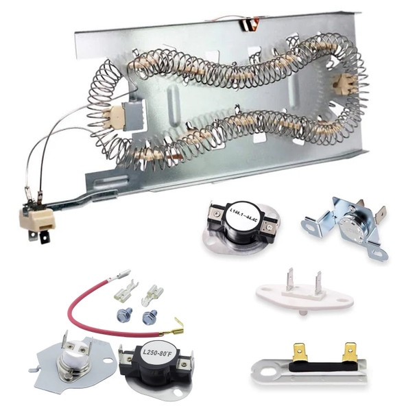 WED92HEFU1 Whirlpool Heating Element Fuse Thermostat Kit